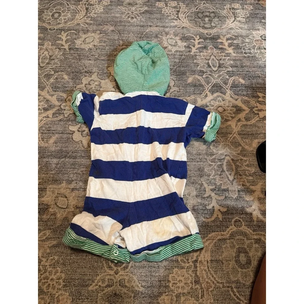 Vintage Baby Oshkosh B'Gosh Striped Onesie Romper